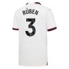 Maillot de Supporter Manchester City Ruben 3 Extérieur 2023-24 Pour Enfant